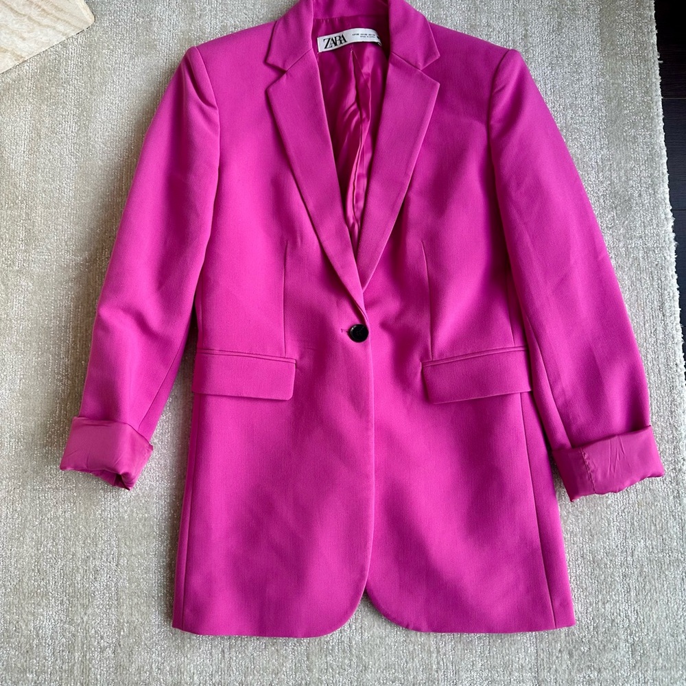 Zara Women's Pink Blazer
